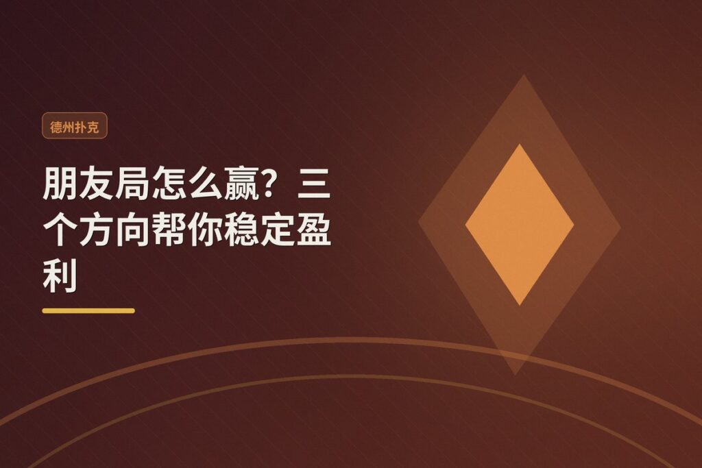 https://www.reddit.com/r/poker/comments/1ufzgz0/how_can_i_become_good_at_poker/ - 【新手进阶】朋友局怎么赢?三个方向帮你稳定盈利