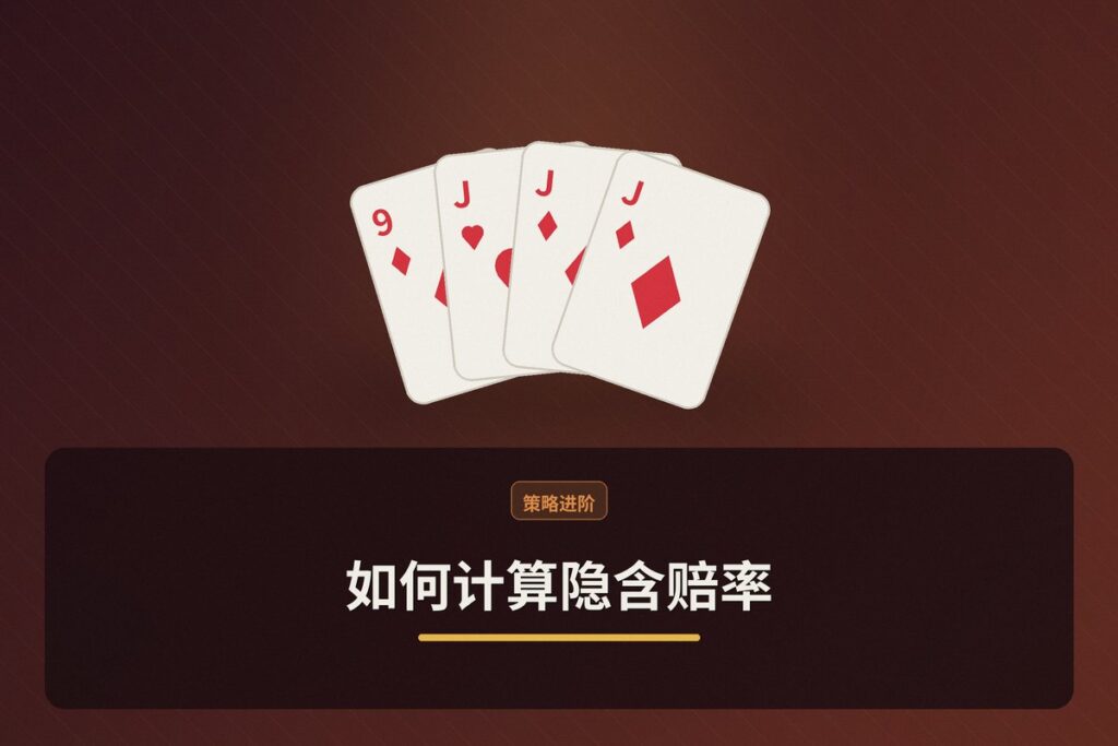如何计算隐含赔率 - 如何计算隐含赔率:听牌跟注前的关键数学解析